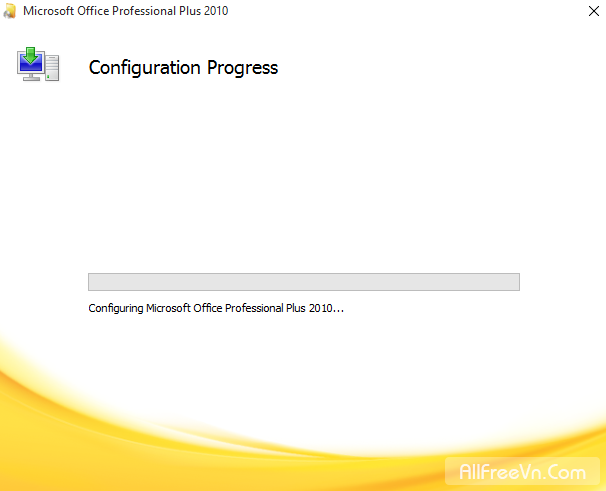 Cách sửa lỗi configuration progress Office 2010