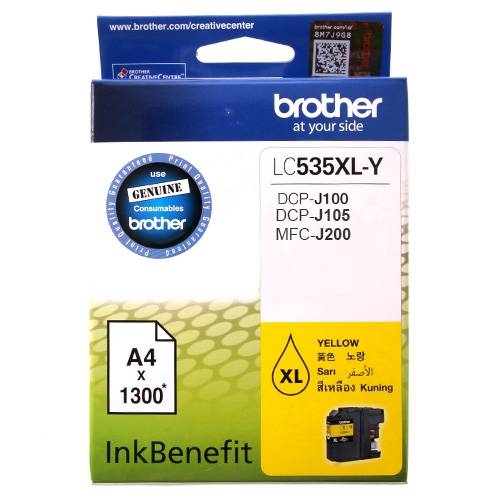 MỰC IN PHUN BROTHER LC535XL- Y ink cartridge ( dùng cho máy in  DCP-J100, DCP-J105, MFC-J200)